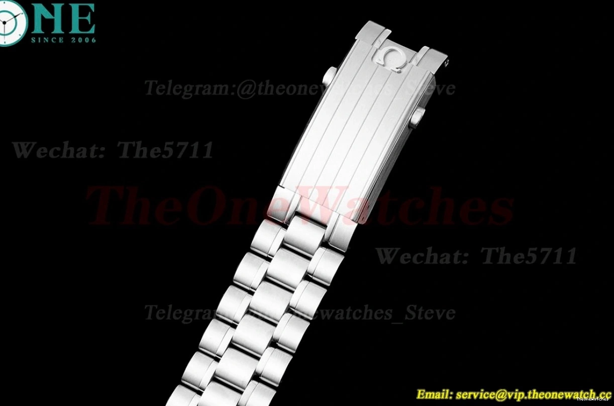 SS RMF White A7750 Mod SS Speedmaster Dial 41mm 0203